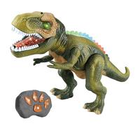 Genérico Jouets de Dinosaures pour, Dinosaure Jurassique avec lumière et Rugissement télécommande | Figurines électroniques réalistes Qui marchent pour garçons et Filles pour Les Anniversaires