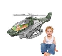 Genérico Jouets de dinosaures transformateurs : dinosaure d'avion hélicoptère 2 en 1, figurine d'action convertible, jouet de combat | Anniversaire filles garçons amoureux des dinosaures