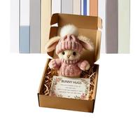 Generico Jouets de Lapin Doux - Lapin embrassant la de Lapin, Mignonne de Collection en Peluche | pour Fille, garçon, Anniversaire, Noël, Pâques, Saint Bureau PE