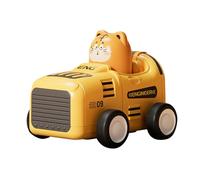 Generico Jouets de voiture Press and Go,Jouets de voiture à inertie,Impression de dessin animé Tirez en arrière Machine jouet avec inertie animale - Véhicules pour petits jouets pour