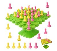 Genérico Jouets d'équilibre, jouet éducatif portable familial à table, jeu de société d'arbre pour deux joueurs, cadeau pour anniversaire, Noël, Nouvel An, préscolaires