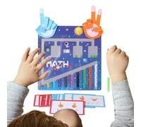 Genérico Jouets éducatifs mathématiques pour l'école maternelle - Tableau magnétique pour compter les chiffres et les dédits - Matériel didactique pour éducation à la maison de 2 à 4 ans