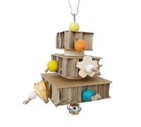 Generico Jouets fourragers pour - jouet de coupe Cockatiel | Shredding & mâcher des fournitures de perroquets drôles, papier pour fourrer les brochettes de bouchées