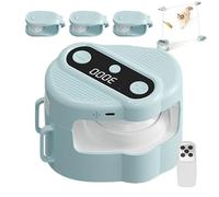 Genérico Jouets interactifs pour Chats | Souris Automatique avec activités de Tapis de Course et télécommande | Jouets Actifs pour Chats avec Vitesse réglable, pour Temps en