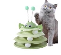 Generico Jouets pour chats d'intérieur | Stimulateur à 3 niveaux, jouets autonomes pour chats d'intérieur - pour enrichissement stimulation mentale et physique exercice et jeu