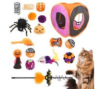 Genérico Jouets pour chats | Mignon interactif pour chats | Jouets pour chats d'intérieur pour adultes | c'est d'exercice pour animaux de compagnie | Jouet interactif à ressort de la boule