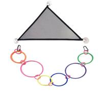 Generico Jouets pour l'enrichissement des : Décorations pour hamacs suspendus, Anneaux pour activités pour reptiles, pour habitat de lézards, Design pour exercices d'escalade dans le Terraire, Eleme