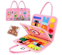 Genérico Jouets pour tout-petits - Livre occupé pour enfants d'âge préscolaire | Tableau sensoriel activités éducatives pour apprendre la motricité fine | Cadeaux pour jeunes enfants | Jouets