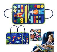 Genérico Jouets pour tout-petits - Livre occupé pour enfants d'âge préscolaire | Tableau sensoriel activités éducatives pour apprendre la motricité fine | Cadeaux pour jeunes enfants | Jouets