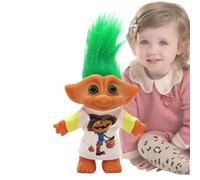 Genérico Jouets Trollbeads | Poupées Troll chanceuses de Noël rétro | Figurines pour étagères, ornement à collectionner pour bureau, décoration festive pour salon, chambre, étagère