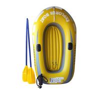 Genérico Kayak gonflable - 1/2 kayak gonflable pliable PVC PVC Kayak Fishing Boatts | Kayak pliable durable, bateau de tourisme récréatif, bateau de BOT pliable portable avec 2 palettes