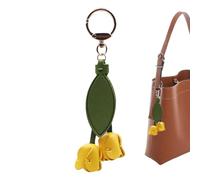 Generico Keeychain de fleurs | Canchina de clavier de voiture pour sac - Ornement de décoration de sac à dos pour filles filles petite amie famille maman maman amis soeur, jaune,