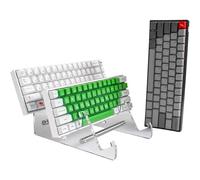 Generico Keyboard Stand - Acrylique Keyboard Display | Keyboard Holder | Keyboard Holder Stand, 2-Tiers Keyboard Stand For Multiple Keyboards, 1-Tier Keyboard Stand, Acrylic Keyboard Stand With 3