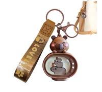 Generico Keychain Capybara Pendentif animal, TV Capybara Animal Toy, Adorable sac à main, décoration intérieure pour salon, chambre à coucher, Musique empilée, riferimento alla
