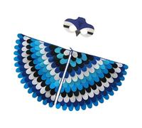 Generico Kids Bird Wings | Felt Animal Wings For Children | 50 cm Radius Foldable, Windproof Costume Accessories For Masquerade, Dance, Party, Playtime, Halloween, Performance, Fun And Lightweight