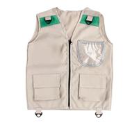 Generico Kids Fishing Vest - Polyester 43 x 55 cm, Outdoor Adventure Vest, Lightweight Durable Design | Breathable Utility Layer, Camping Kids Vests, Fishing Role Play For Hiking, Camping, Zoo, Travel