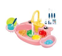 Genérico Kids Play Sink - Running Water Kitchen Toy Set Pretend Play