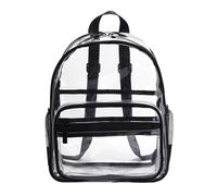Generico Kindergarten Clear Back Pack, grande capacité voir à travers le sac à dos | Sac de livre de 3 à 3 couleurs pour les écoles primaires/moyennes adoptant une poignée, épaule, fermetures éclair