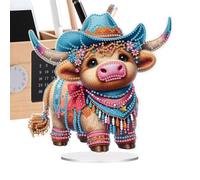 Generico Kit d'art avec strass, diamant de table avec pierres - kits créatifs élégants en acrylique pour la décoration de la maison fille garçon anniversaire adulte