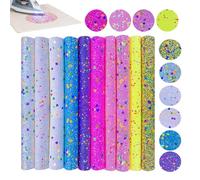 Generico Kit de avec paillettes de 11,81 pouces | pour créations en papier - 8 décorations avec perles pour tissus, albums de découpes, broderies, costumes, fêtes, travaux manuels