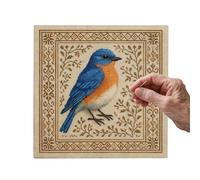 Genérico Kit de broderie pour débutants | Kit de broderie de colibri avec motif de fleurs - Kit de | Pour adultes débutants, passe-temps, loisirs créatifs, vacances et famille