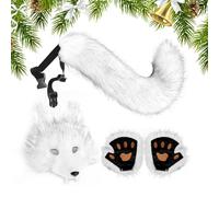 Genérico Kit de costume de loup pour Halloween pour femme pour fêtes, carnaval, etc