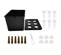 Genérico Kit de culture hydroponique pour débutants, kit de plantation hydroponique pour l'intérieur, fruits, laitue, fleurs, balcon, parterre, hôtel et appartement