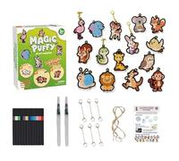 Genérico Kit de dessin avec texture en mousse 3D - Art de peinture et travaux manuels - Kit de peinture avec effet 3D - Pour et adultes projets créatifs activité jeu à la maison et à l'école