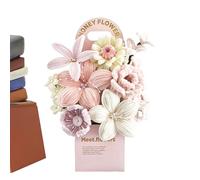 Genérico Kit de fleurs de décapage fil pour bouquets DIY | Kit de nettoyage pour projets d'art pour bouquets, centres de table, travaux manuels de mariage et de fête des mères, projets