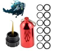Genérico Kit de joint torique pour plongée - d'aluminium, design résistant à la du corps du mini réservoir | Set de rechange joints toriques en caoutchouc naturel, accessoires P