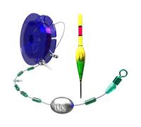 Generico Kit de ligne automatique pré-noué portable automatique avec flotteur changeant, ligne de flottaison | pour lac, mer, eau, bateau, extérieur, voyage, femmes, hommes