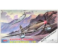 Generico KIT DE MONTAGE PLASTIQUE CHASSE AVION MILITAIRE 1/48 BELL P-63A KINGCOBRA -MPM - 48038