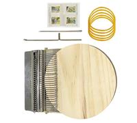 Genérico Kit de patchs pour réparation de tissus en tricot - Fournitures de matelassage au format compact - Kit pour tricoter des patchs et des patchs - Pour les grands-parents mères pères