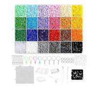 Generico Kit de Perles fusibles - Kit de Fusion de Perles Fai-da-Te, kit d'artisanat pour et Adolescents | Projets Scolaires pour Les Vacances d'anniversaire, activités familiales, Jeux