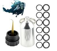 Generico Kit de Plongée sous-marine, cylindre de Plongée pour Plongée | Mini accessoires miniatures portables, 12 pièces pour femmes, hommes, pendentif sac à dos