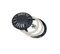 Generico Kit de rechange pour échappement de fond pour piscine POOL'S Gris Graphite - avec grille bombée