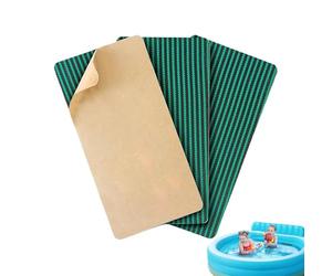 Generico Kit de réparation pour couvre-piscine | 3 kits de sécurité pour piscine anti-déchirure - Maille adhésive anti-déchirure pour toitures de piscine et bassins résistant aux déchirures