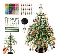 Generico Kit de sapin de Noël à faire soi-même - Fait à la main | Projet de perles créatifs, perles de Noël pour femmes et hommes, maison, intérieur, bureau, vacances