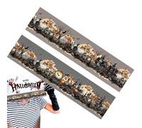 Generico Kit de scrapbooking - Ruban de masquage Halloween - Autocollants gothiques festifs pour album scolaire journal artisanal cadeau vacances