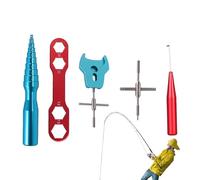 Generico Kit d'entretien des moulinets d'eau salée | Clé de réparation de l'équipement, outils d'installation d'équipement | pour Tori Guides Tournois Bateau Maison Atelier Eau Salée et