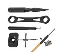 Generico Kit d'entretien Moulinet de pêche | Set de réparation d'équipement de pêche - soins professionnels moulinets pour rivage, bateau, kayak en eau et salée