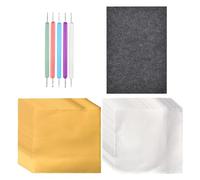 Generico Kit d'impression à chaud avec feuille, double face éducatif, kit sur feuille pour débutants, pour la peinture, la gravure, la décoration de la maison et la création de cartes