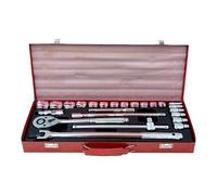 Generico Kit d'outils pour voiture - Kit d'outils 24 pièces pour véhicules automobiles - portable lourd pour route, moto, camping, voyage, pneus