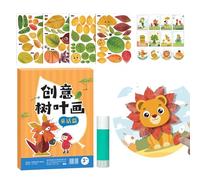 Genérico Kit éducatif d'artisanat d'automne | Kit de création d'animaux avec feuilles d'automne | Projet de bricolage artisanal pour garçons et filles