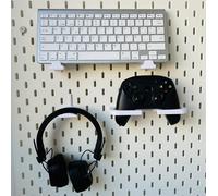 Genérico Kit Gamer de supports pour tableau de bord IKEA SKÅDIS - Manette, écouteurs et clavier - Imprimés en 3D, compatibles avec Xbox, PS5, PS4, Switch Pro et similaires.