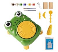Generico Kit Kids COTTERY WHED Kit - Outil d'artisanat interactif pour leçons d'art pour débutants, céramique créative DIY - à partir de -Te avec modélisation pour maison, salle de amp d'été