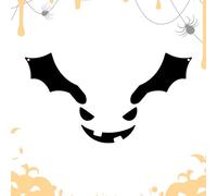 Generico Kit pour décorer la - pièces chauve-souris pour citrouilles, décorations d'Halloween pour et adultes, fête d'automne, accessoires d'extérieur