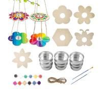 Genérico Kit pour oiseaux | Set de bricolage en bois inachevé pour filles, étudiants, anniversaire et activité à la maison ou en classe, projet scolaire
