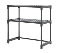 Generico Kitchen Counter Shelf, Micro-wave Rack Organizer, Multi-Functional Appliance Stand, 20,47 x 10,23 x 23,62 in, Ideal for Utensils, Tablewares, Pots, Pans, Seasoning Bottles, Space Saver