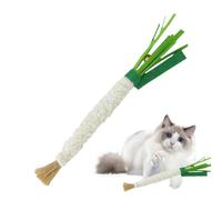 Genérico Kitten masticato giocattoli, chatto masticare giocattolo - Kitten DETHING Toy Scallion, Forniture di formazione per animali domestici interattivi per piccole e grandi dimensioni